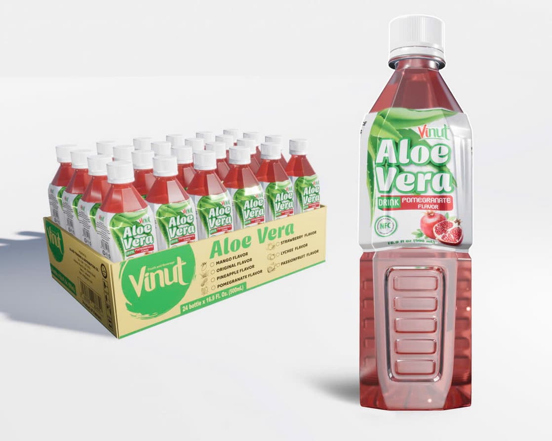 VINUT Alavijų gėrimas su granatų skoniu 500ml