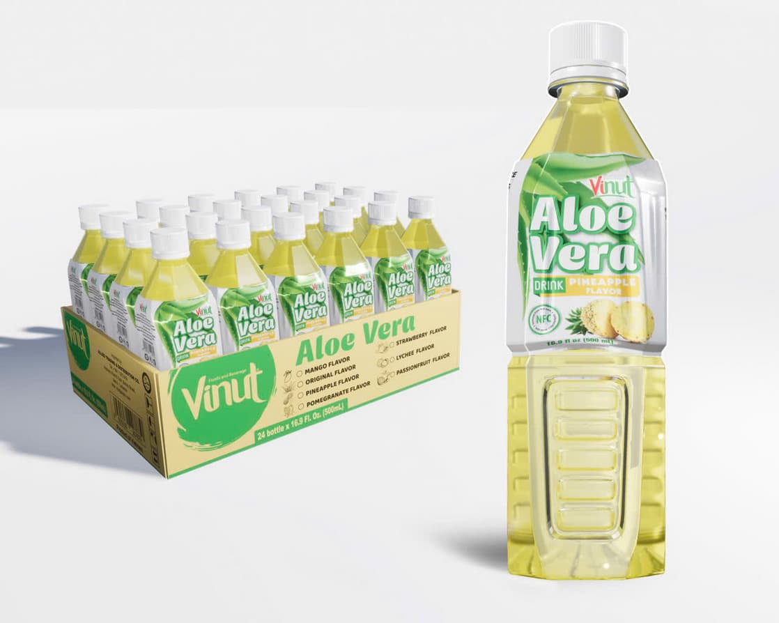 VINUT Alavijų gėrimas su ananasų skoniu 500ml