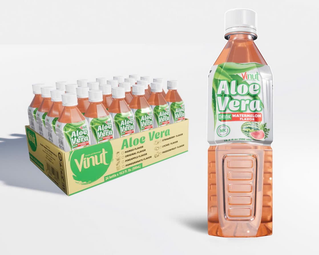 VINUT Alavijų gėrimas arbūzų skonio 500 ml