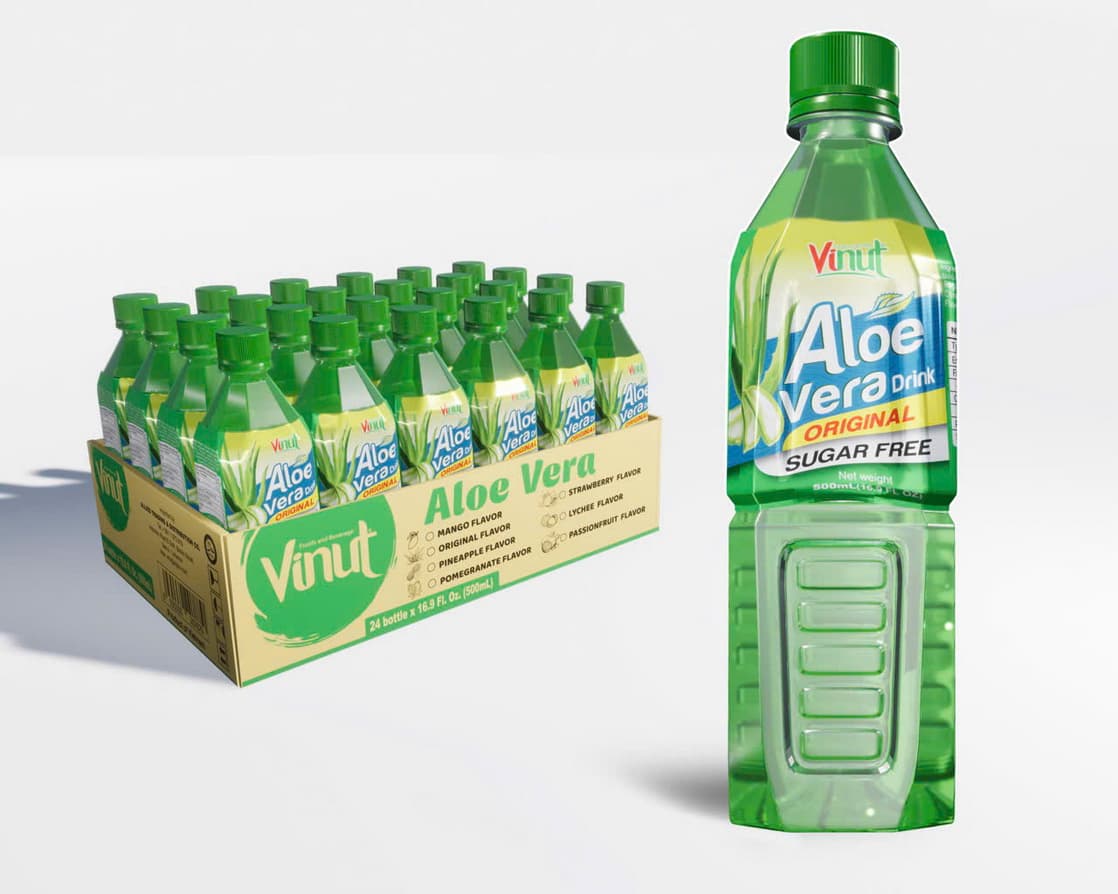 VINUT Originalus alavijų gėrimas be cukraus 500 ml