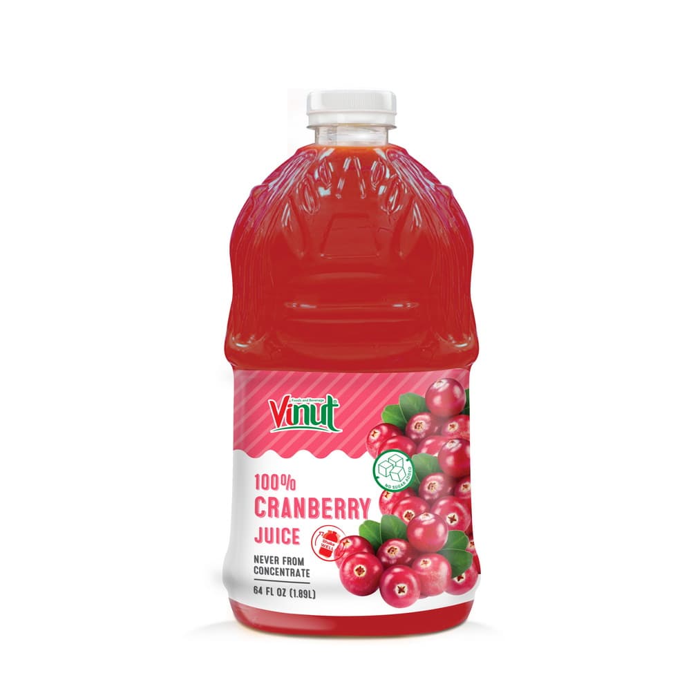VINUT 100 % spanguolių sultys, ne iš koncentrato, PET butelis, 64 fl oz 1.89 L