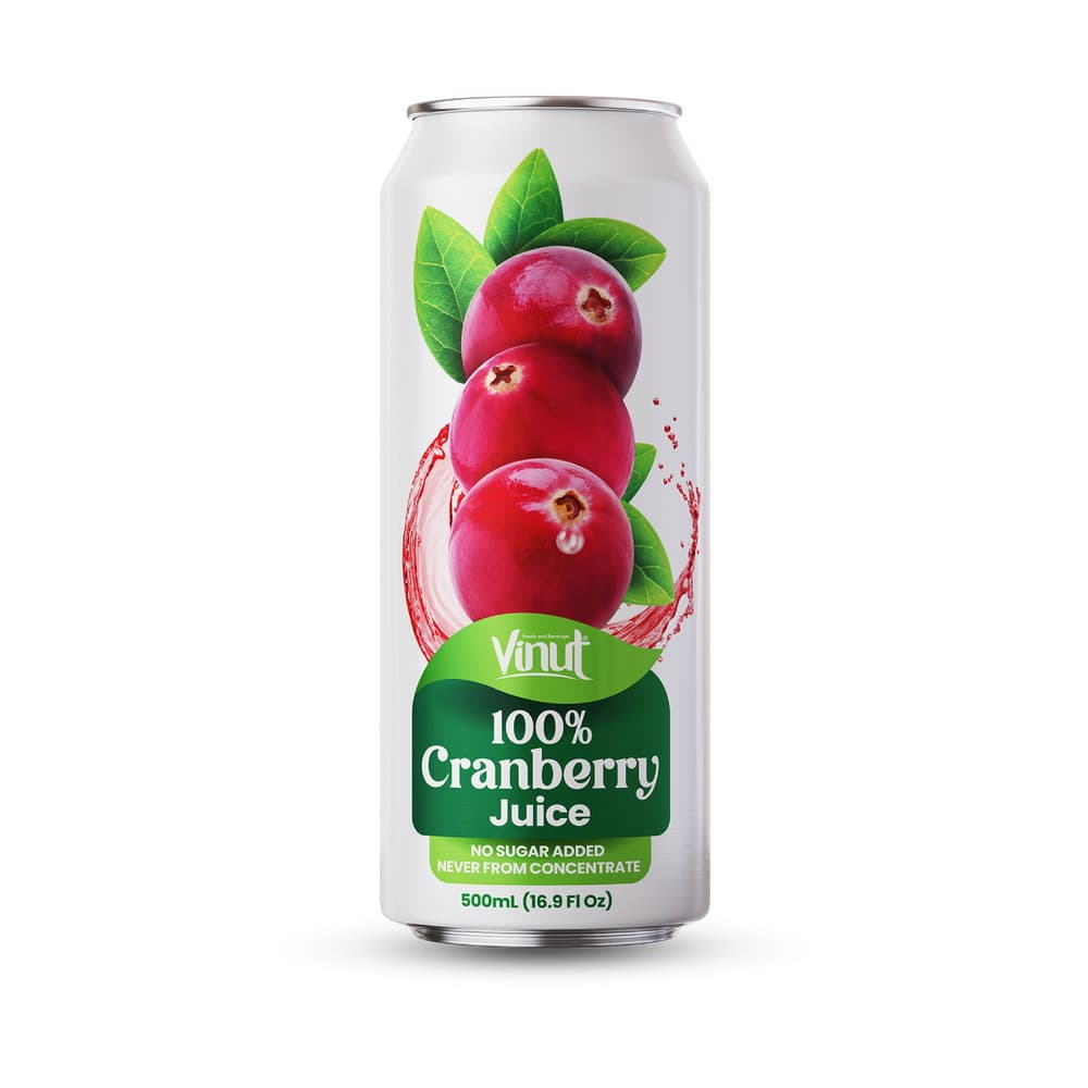 VINUT 100% spanguolių sultys, be pridėtinio cukraus, ne iš koncentrato, plona skardinė, 16.9 fl oz 500 mL