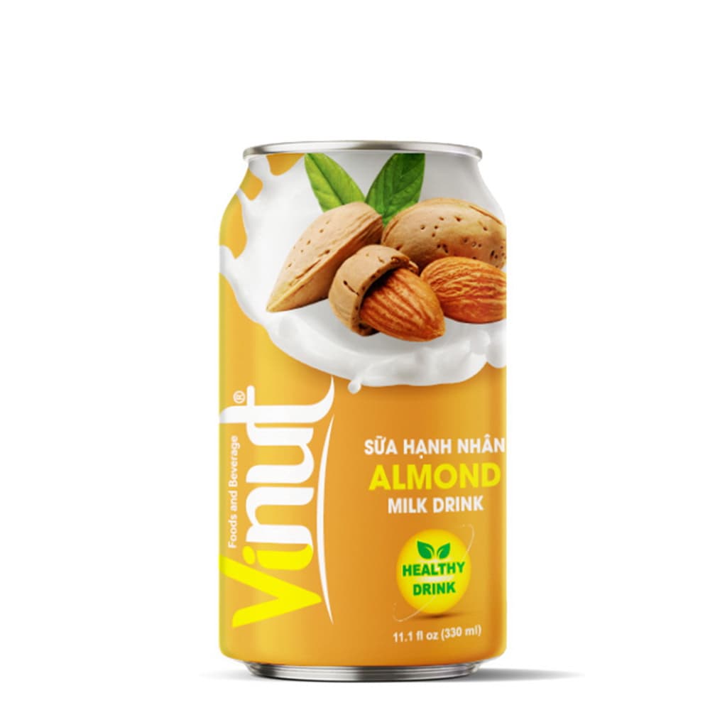 VINUT Migdolų pieno gėrimas, sveikas gėrimas, skardinė, 11.1 fl oz (330 mL)