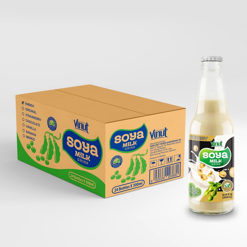 VINUT Sojų pieno gėrimas Energy, 10.14 fl oz (300 mL)